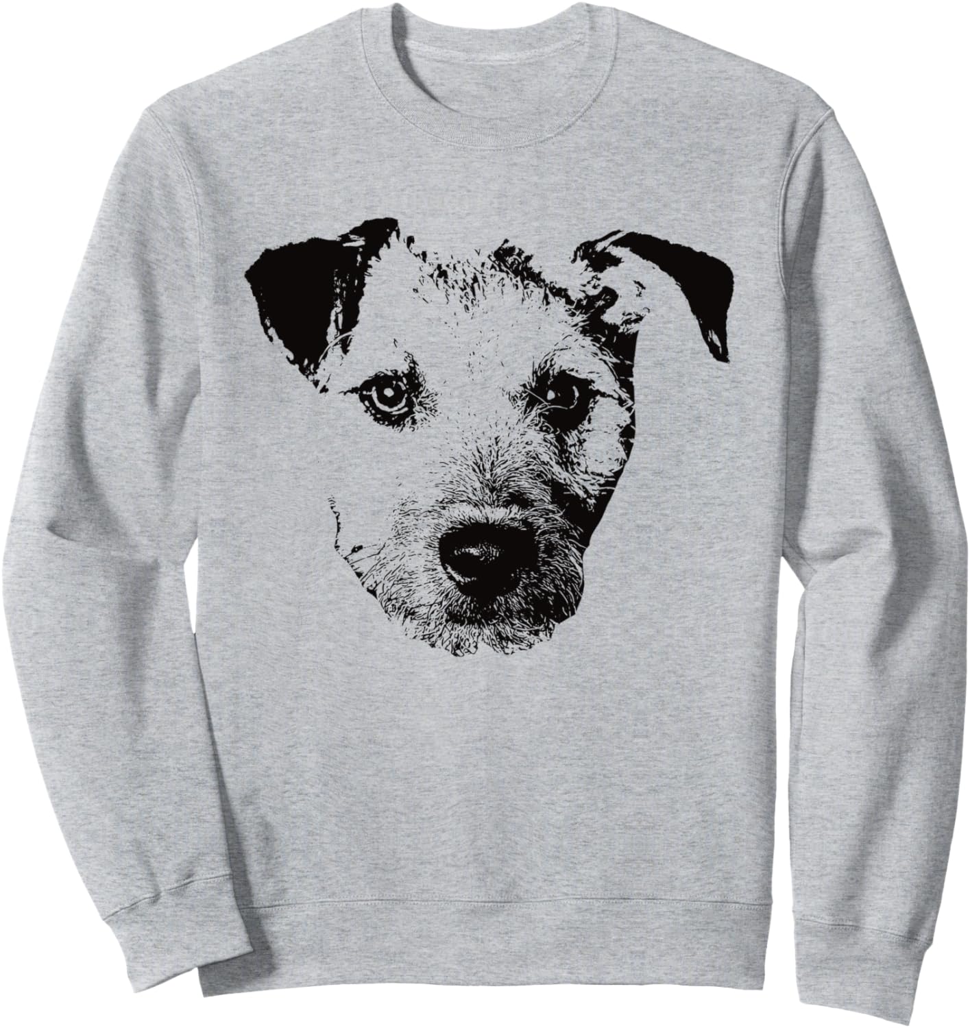 

Толстовка с изображением лаклендского терьера Lakeland Terrier, серый