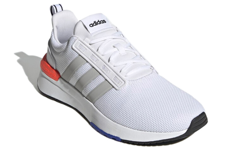 Кроссовки мужские Racer TR21 с низким верхом, белые/серые/оранжевые Adidas Neo — фото 3