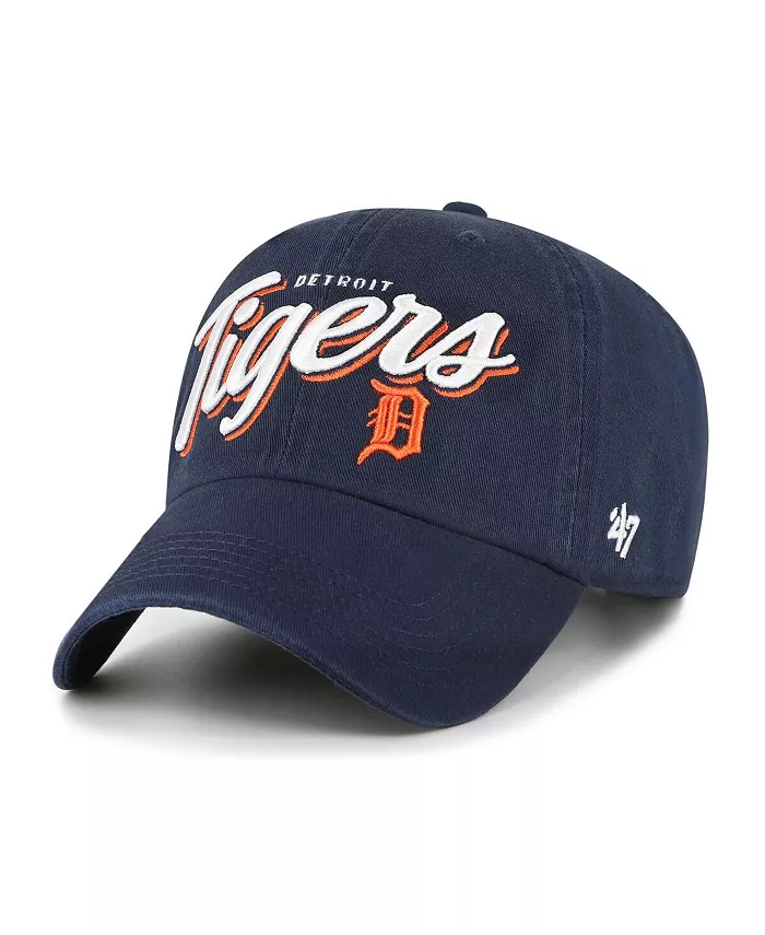

Женская темно-синяя регулируемая кепка Ariana Clean Up от Detroit Tigers '47 Brand