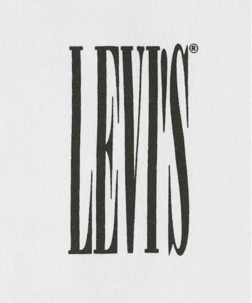 Футболка унисекс с графикой на спине Levi's Backprint Graphic белая — фото 4