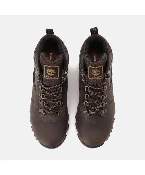 Ботинки для хайкинга Timberland Mount Madsen водонепроницаемые мужские темно-коричневые — фото 2
