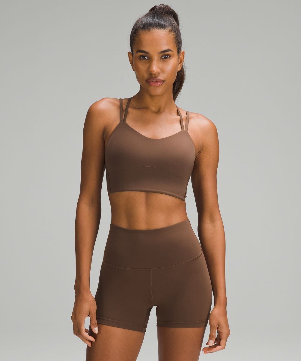 

Спортивный бюсгальтер Lululemon, коричневый