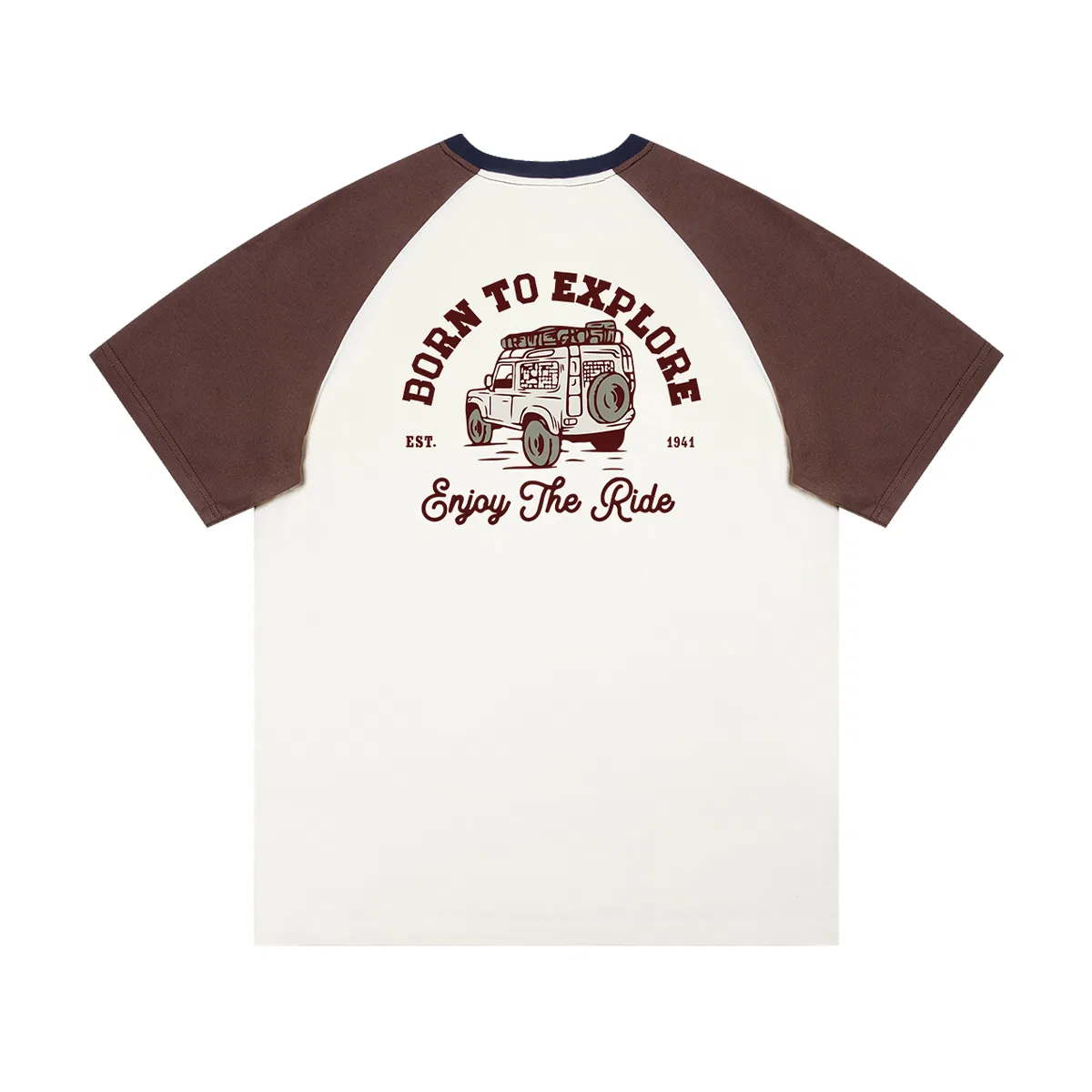 Футболка Grade School с круглым вырезом Jeep, Ecru
