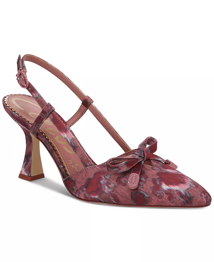 Женские туфли-лодочки Monica с острым носом, на ремешке и бантом Circus NY by Sam Edelman, розовый