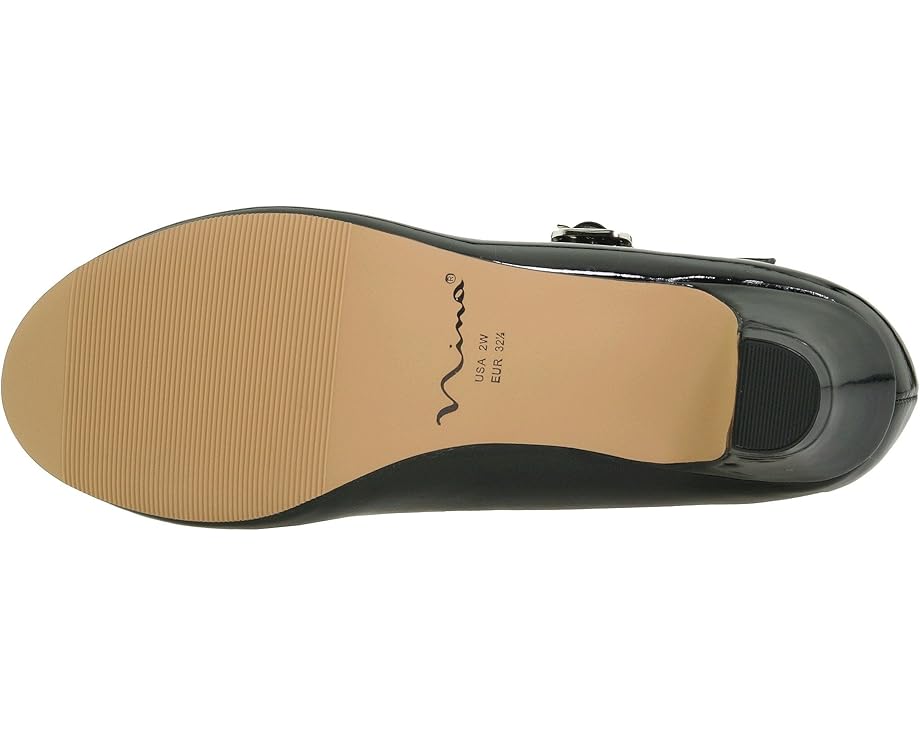 Детские туфли Nina Kids Seeley (Little Kid/Big Kid), Black Patent — фото 3