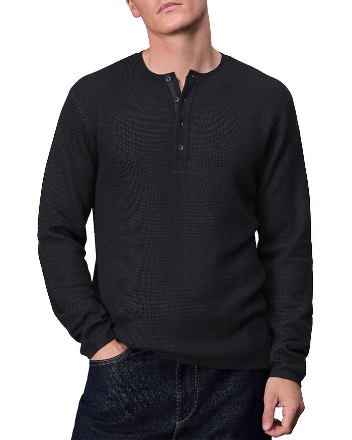 

Футболка rag &bone Bennet с длинными рукавами rag & bone, черный