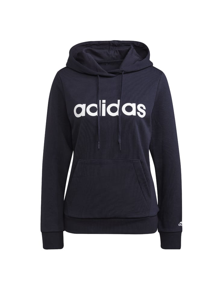 

Adidas Худи Essentials с логотипом, темно-синего цвета