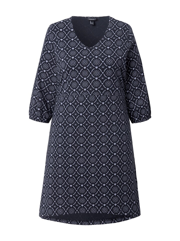 

Платье до колена Ulla Popken Jerseykleid, черный