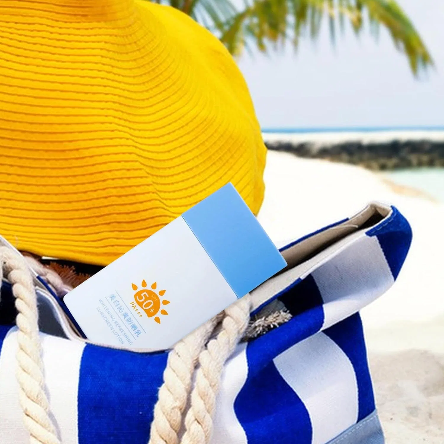 Солнцезащитный крем для лица и тела SPF 50+ PA+++ Yidaify 60 г — фото 3