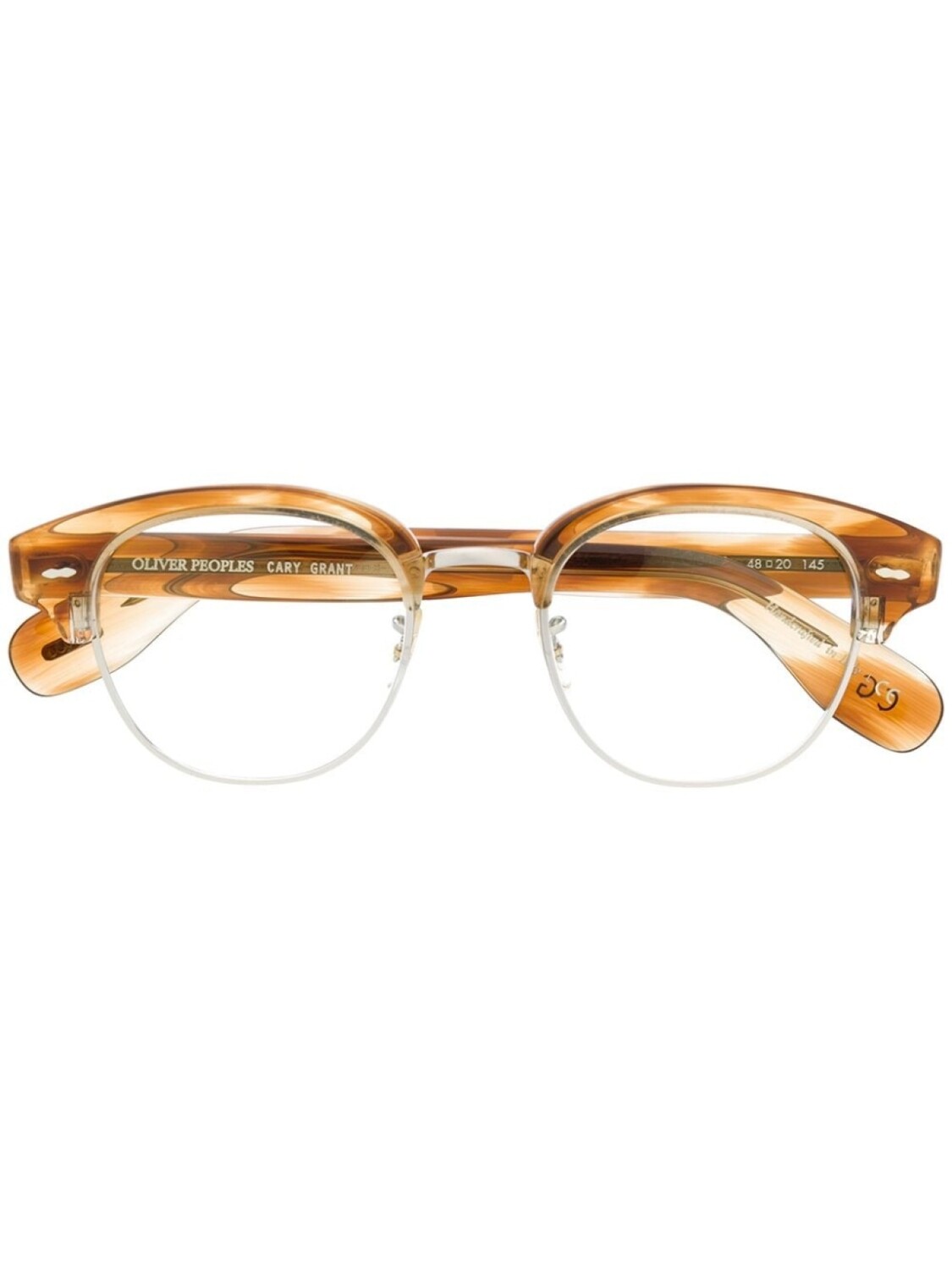 

Очки в оправе черепаховой расцветки Oliver Peoples, коричневый