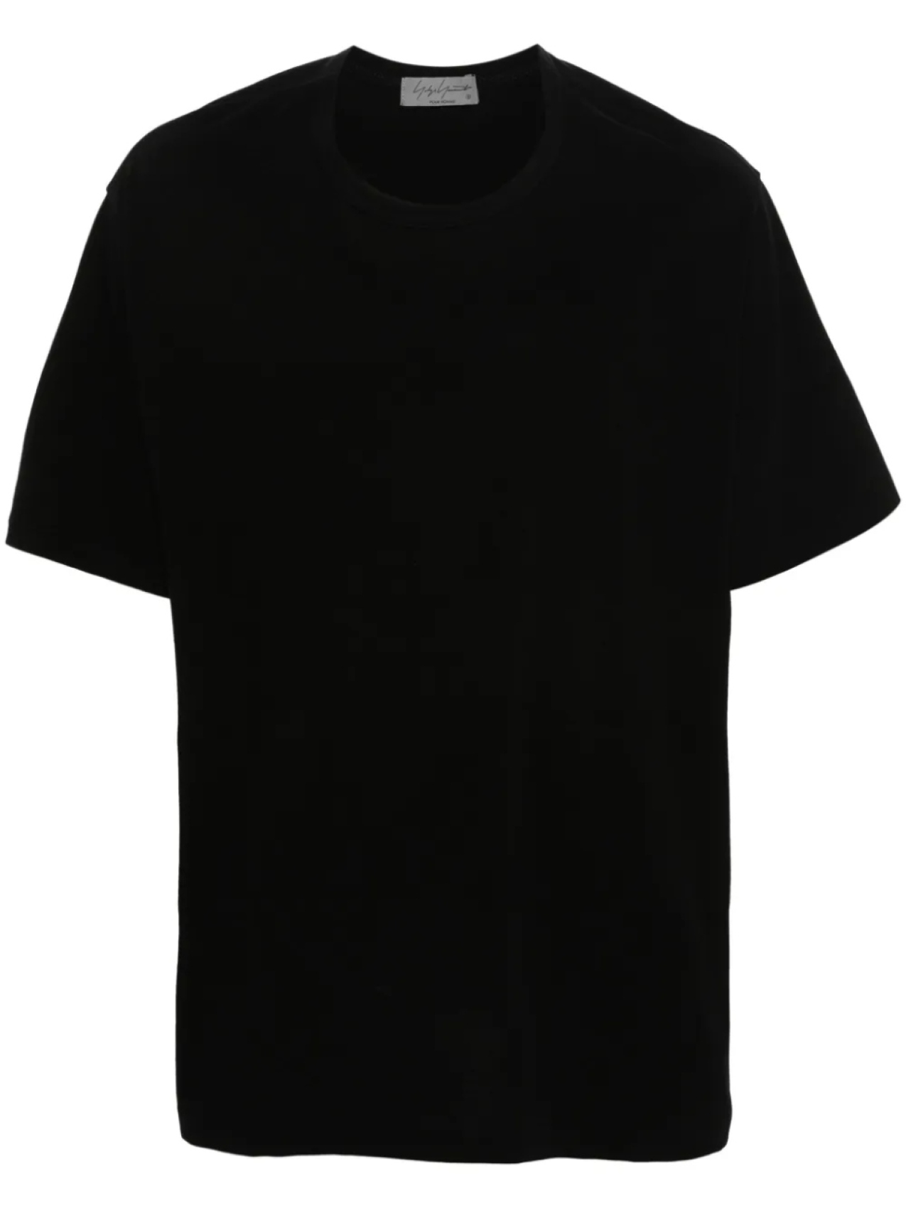 

Футболка с круглым вырезом Yohji Yamamoto, черный