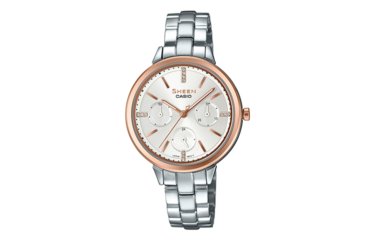 

Женские часы SHEEN белые CASIO