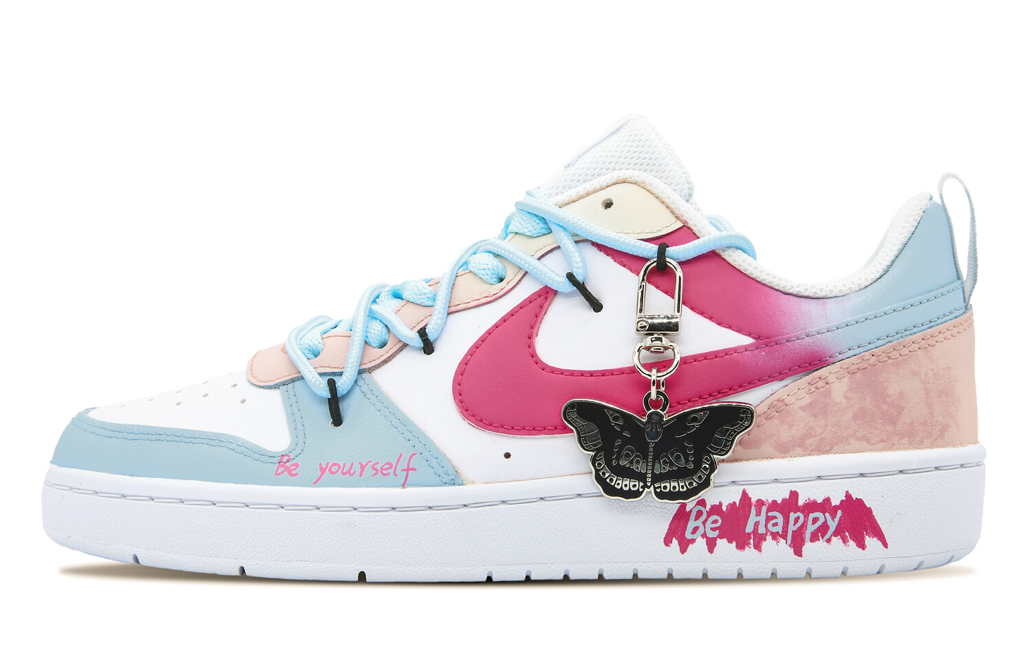 

Женские кроссовки для скейтбординга Nike Court Borough, Colorful pink