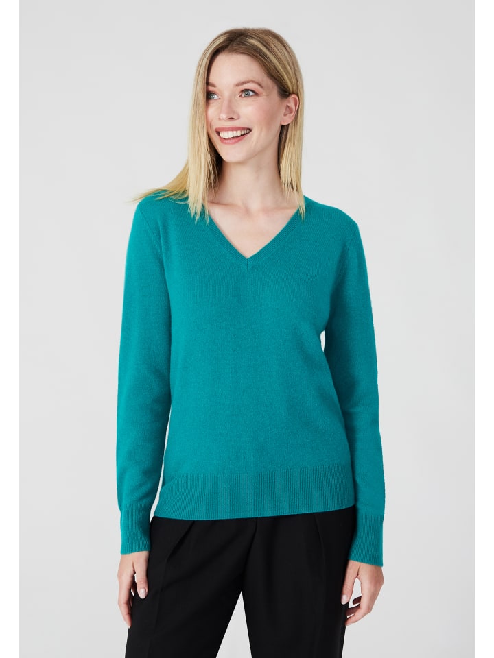 

Кашемировый свитер с V-образным вырезом на Байкале Style Republic