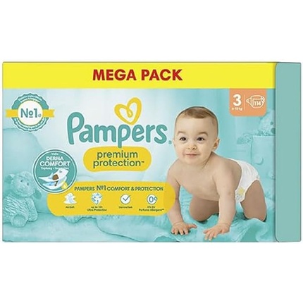 

Премиум-защита, размер 3 - 114 предметов Pampers