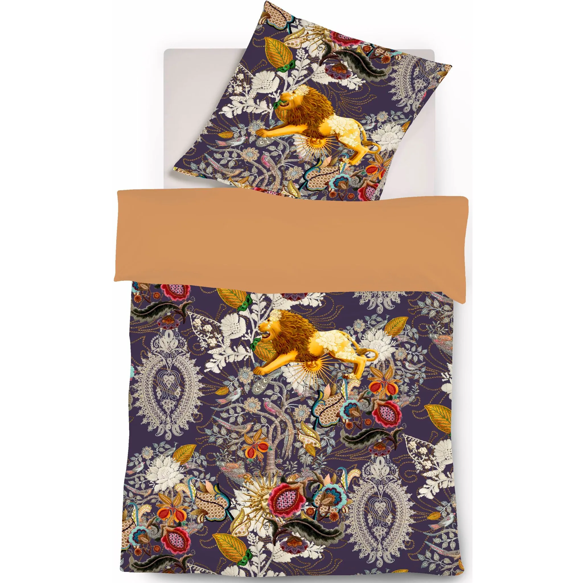 

Двустороннее постельное белье fleuresse «Bed Art S 4378», цвет lila-bunt