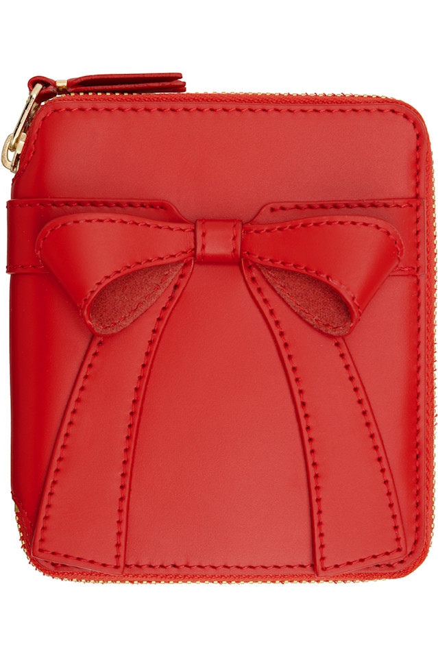 

Кошелёк с большим бантом Comme Des Garçons Wallets, красный