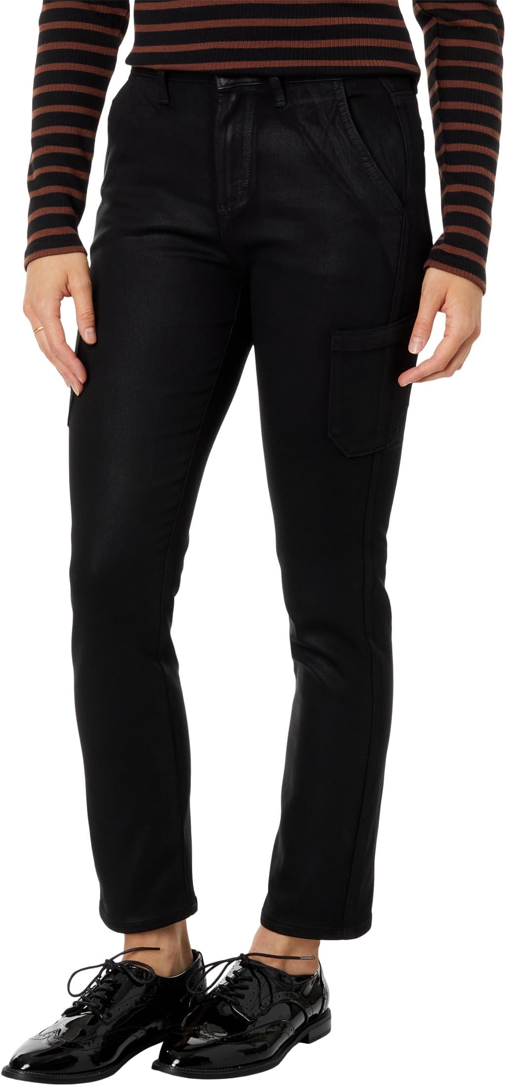 

Джинсы Paige Jolie in Black Fog Luxe Coating, цвет Black Fog Luxe Coating