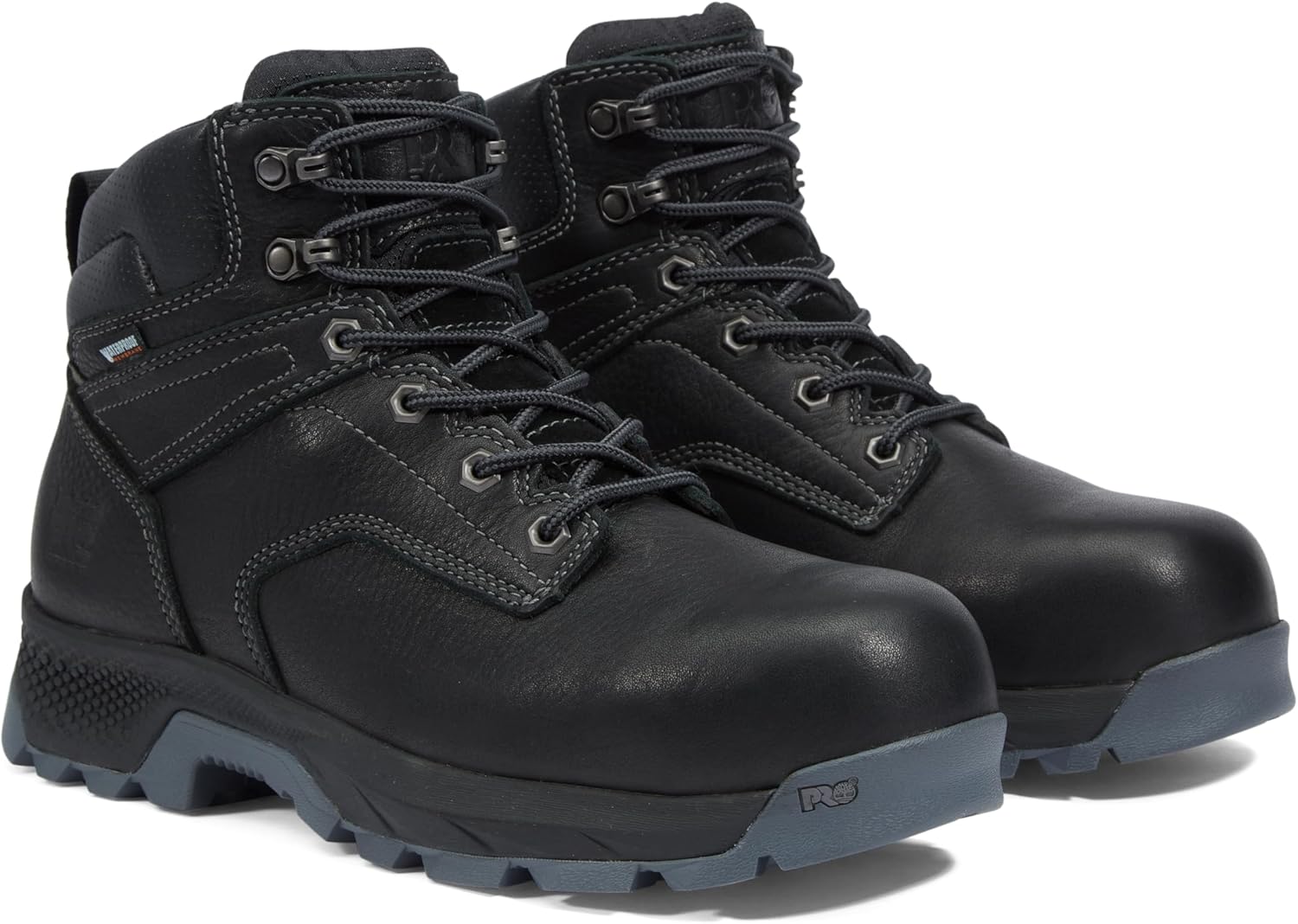 Timberland PRO мужские ботинки Titan Ev 6 дюймов с композитным защитным носком и водонепроницаемостью, Black Rustler-2024 New — фото 2