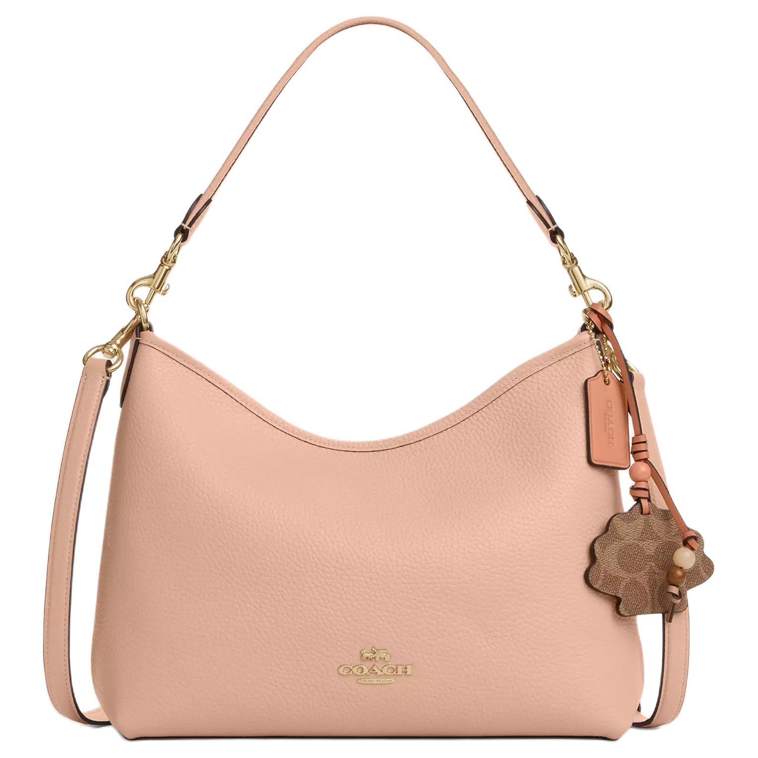 

COACH Сумка через плечо из коровьей кожи большая женская розовая