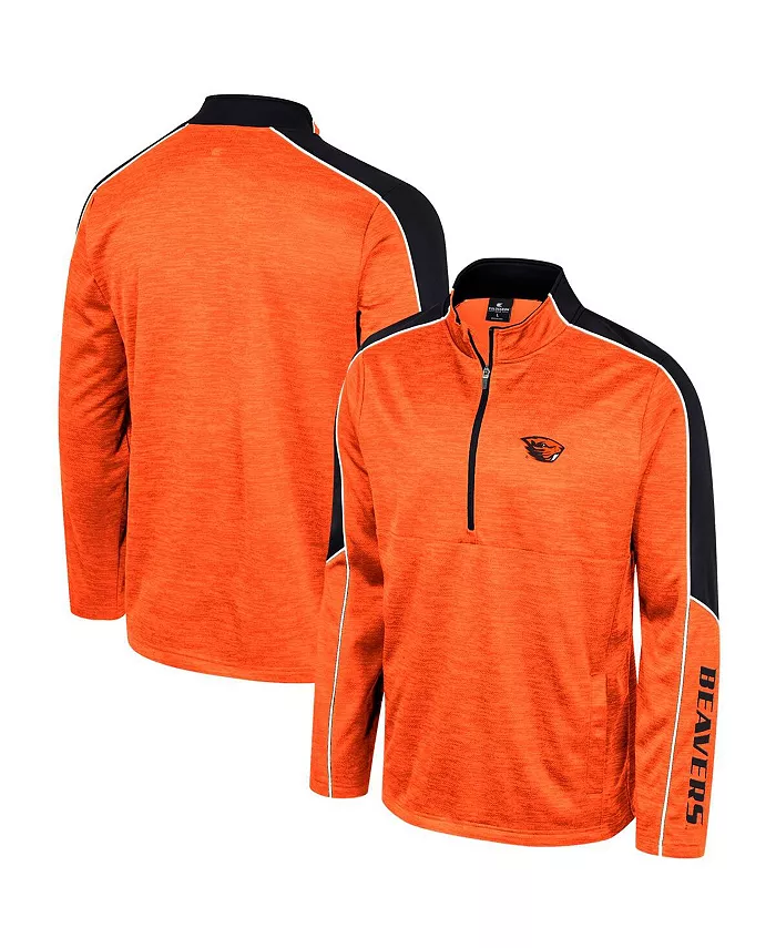 

Мужская оранжевая куртка Oregon State Beavers Marled Half-Zip Colosseum