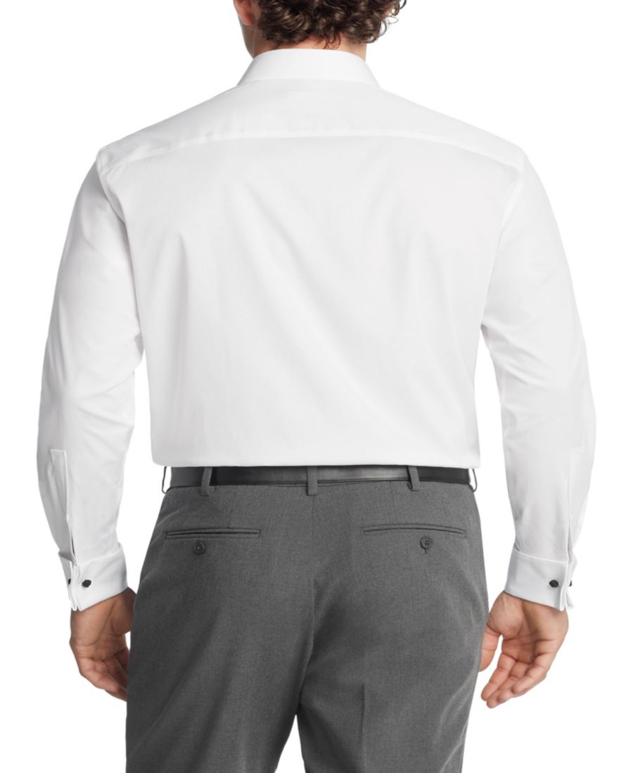 Мужская рубашка Steel, стандартный и приталенный крой Calvin Klein, WHITE — фото 2
