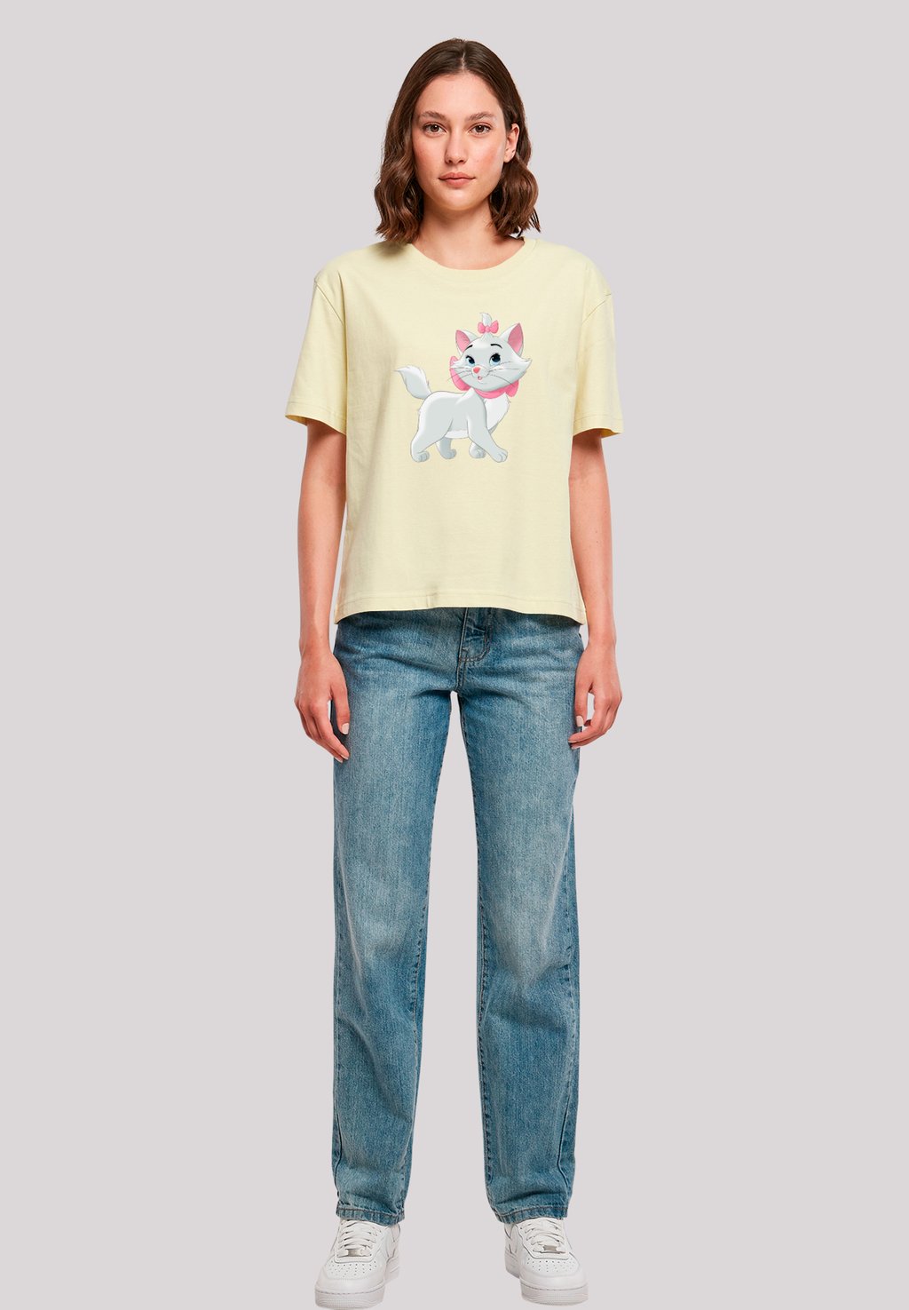 

Футболка с принтом DISNEY ARISTOCATS MARIE BEAUTY CAT F4NT4STIC, желтый