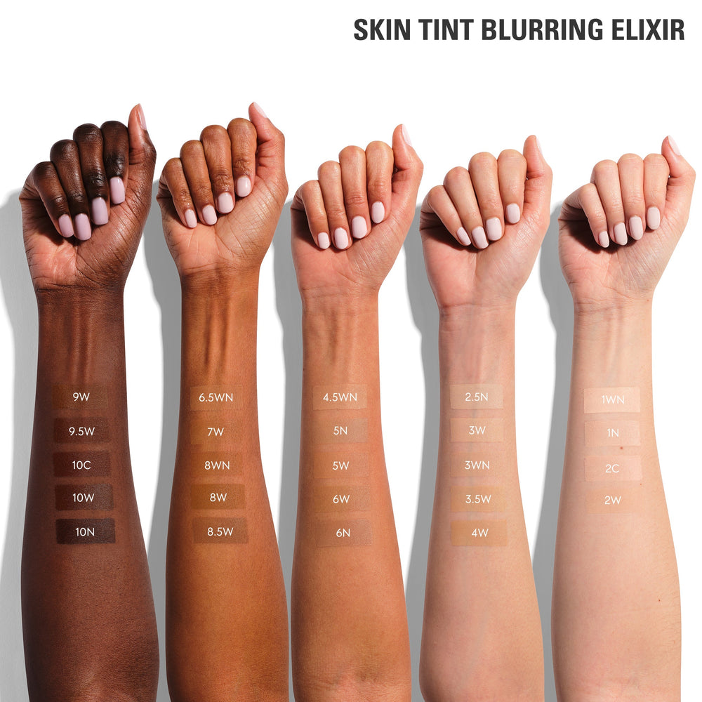 Набор Kylie Cosmetics Natural Blur Powder Foundation & Skin Tint Blurring Elixir Duo, fair with warm neutral undertones/1WN — фото 4