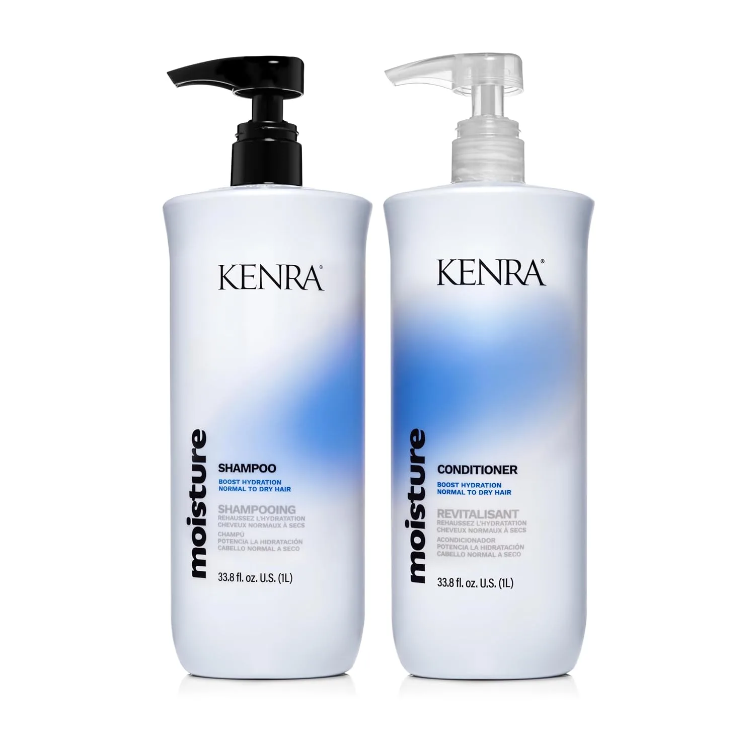 Шампунь Kenra Moisture для увлажнения, блеска и легкого расчесывания сухих и окрашенных волос 1000 мл (набор)