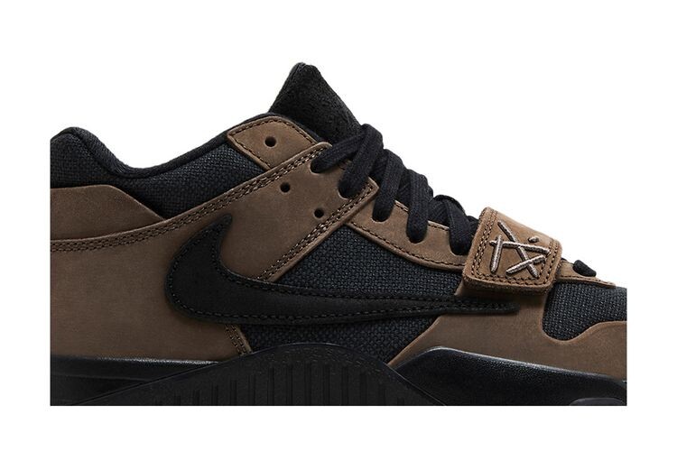 Кроссовки Air Jordan Travis Scott x Jordan Jumpman Jack TR Dark MochaWith Tote Bag, коричневый — фото 2