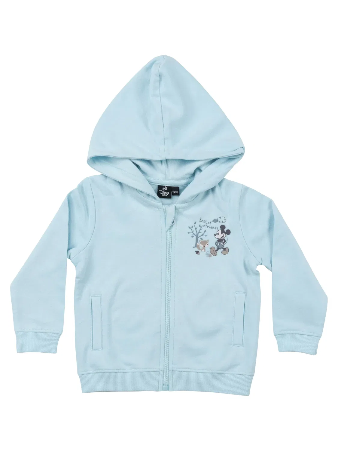 Свитшот с капюшоном Mickey Mouse, Disney, синий
