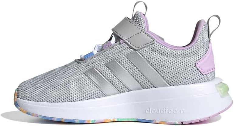 Кроссовки adidas Kids Racer Tr23, серый/лиловый — фото 3