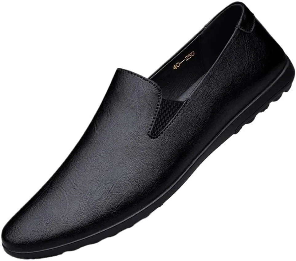 Лоферы кожаные мужские, Black UOPYNE