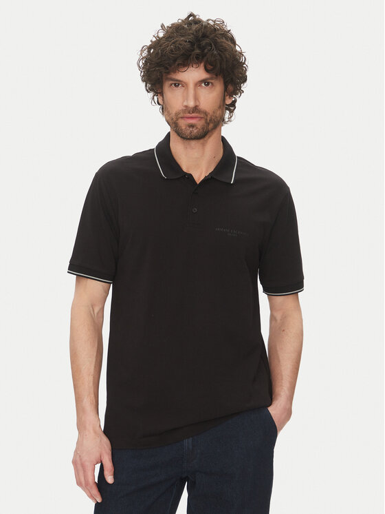 

Рубашка поло стандартный крой XM000489 AF13026 UC001 Armani Exchange, черный