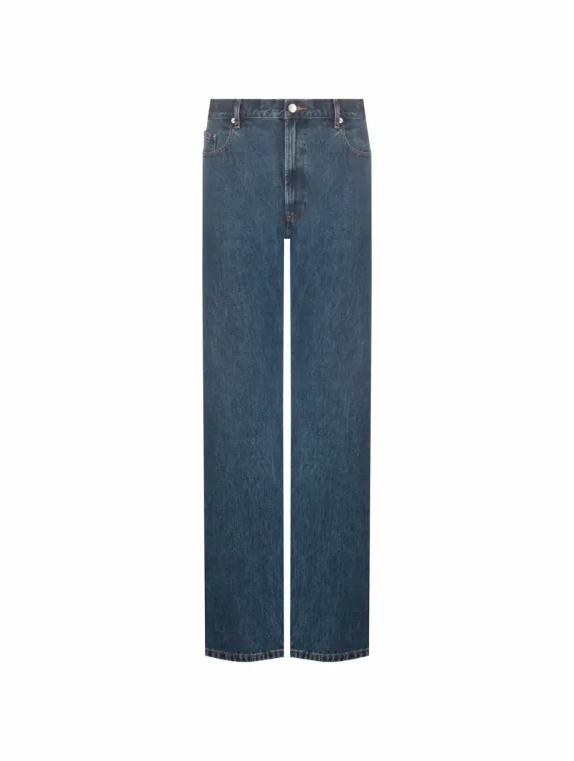 

Широкие джинсы Jean H A.P.C., тёмно-синий