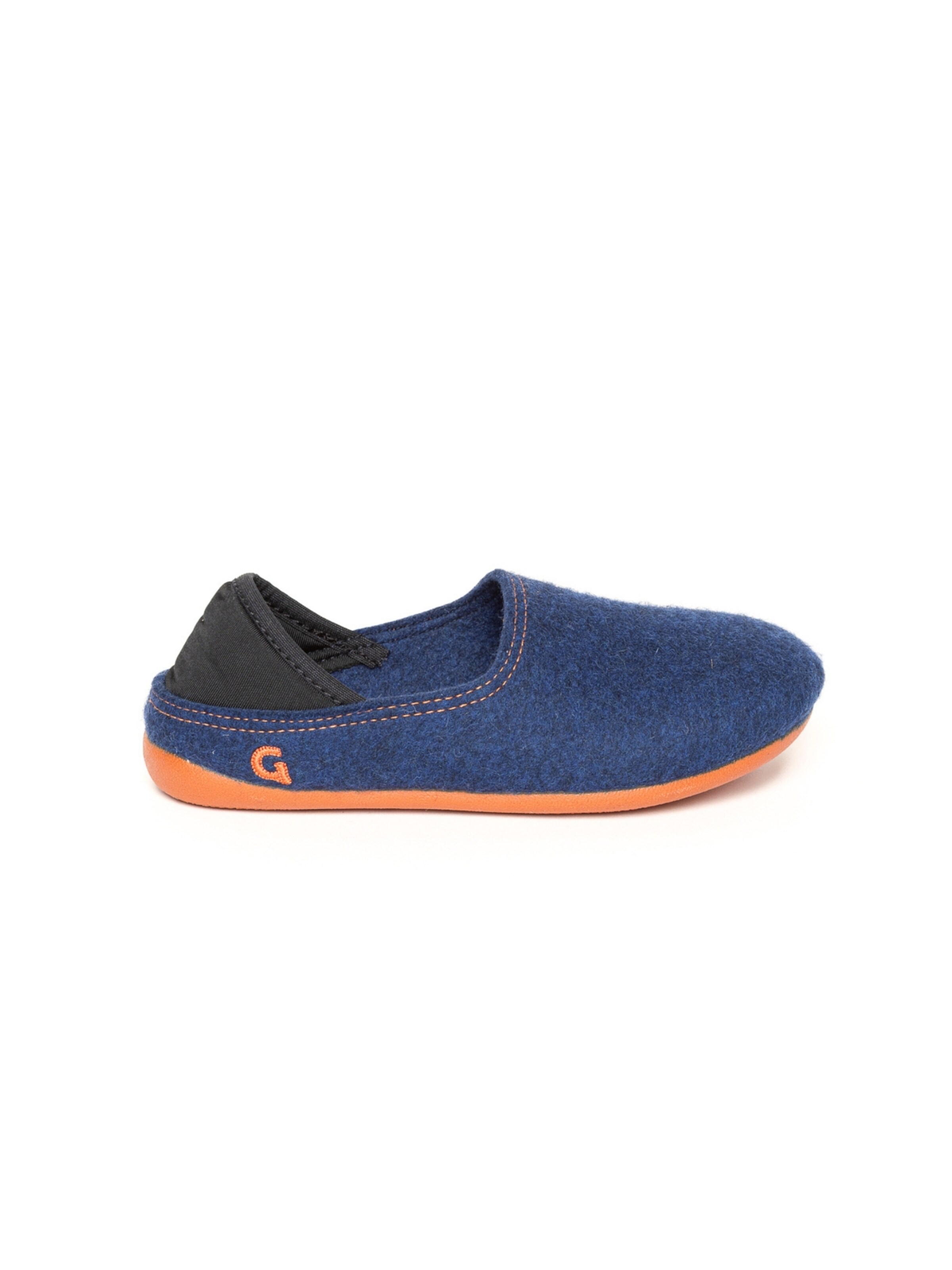 Gottstein Тапочки 'Filzpantoffel Wool Slip-On Kids' в темно-синем цвете — фото 2