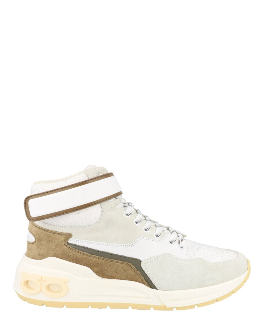 

Кроссовки Cosma High-Top Salvatore Ferragamo, белый