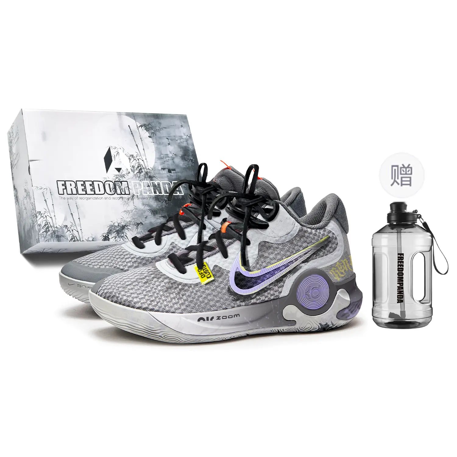 

Баскетбольные кроссовки KD Trey 5 Basketball Shoes Unisex Mid-Top Gray/Purple Nike