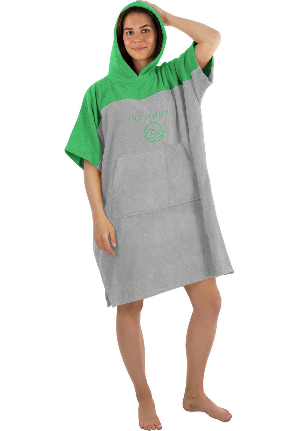 

Женское пончо для серфинга Kuta normani, зеленый