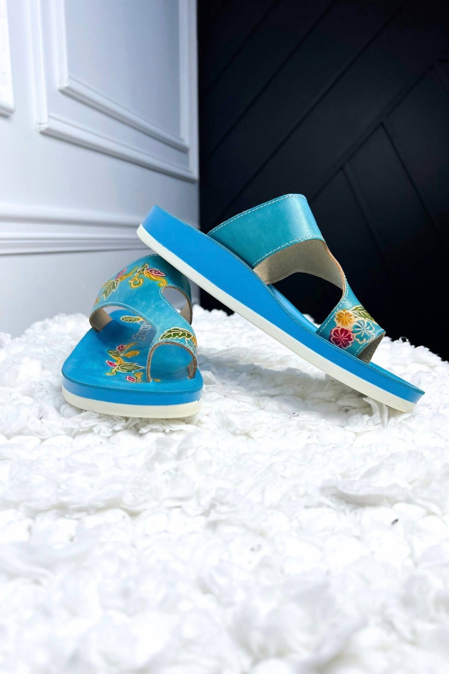 Сандалии Eden бирюзового цвета Corkys Footwear — фото 3