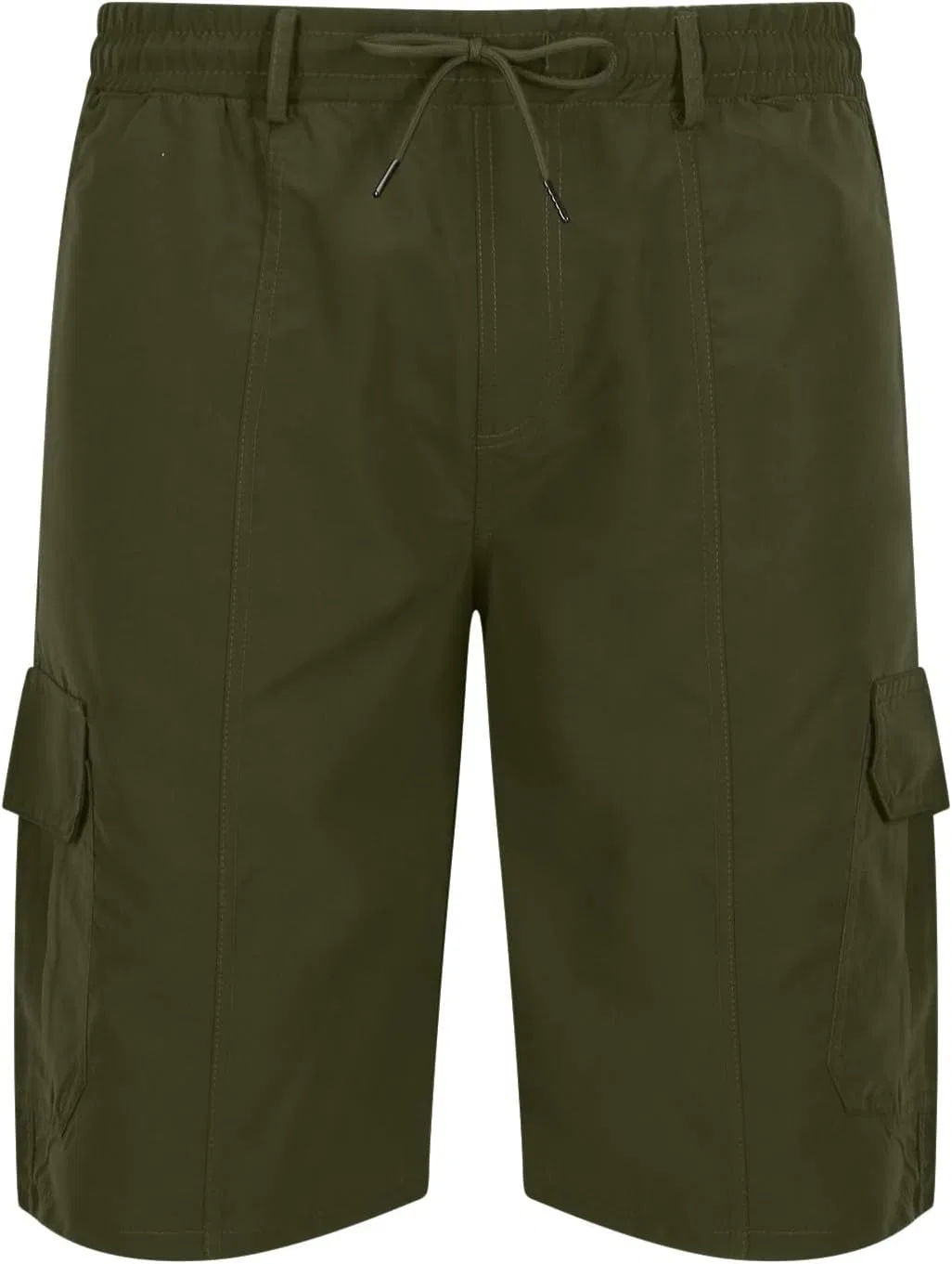 Мужские шорты карго стретч, легкие, для активного отдыха, A03_army Green — фото 2