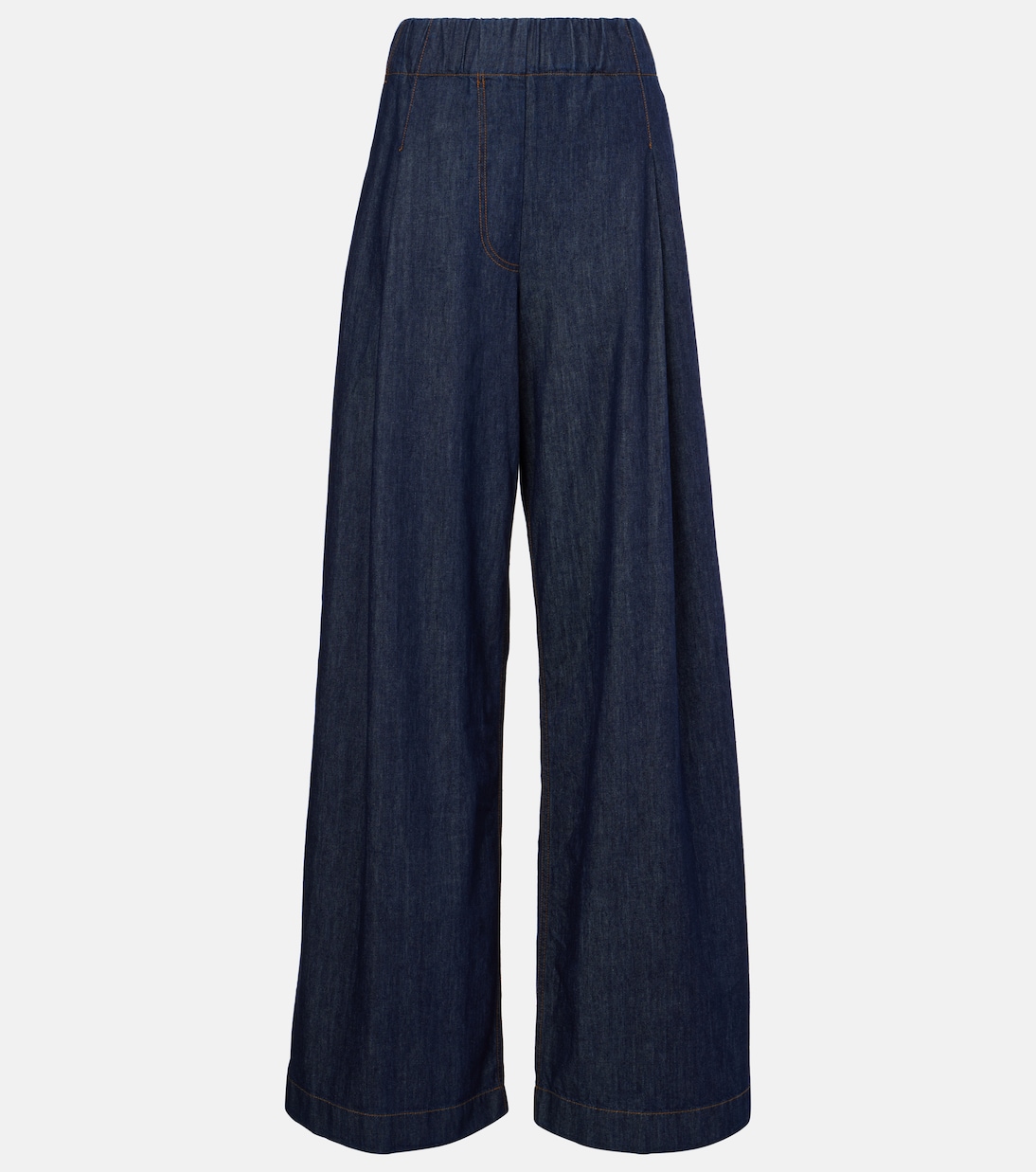 

Джинсы с высокой посадкой и широкими штанинами Dries Van Noten, Indigo