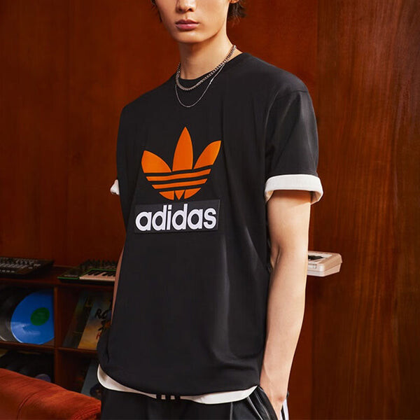 Футболка спортивная футболка азиатские размеры Adidas, черный — фото 4