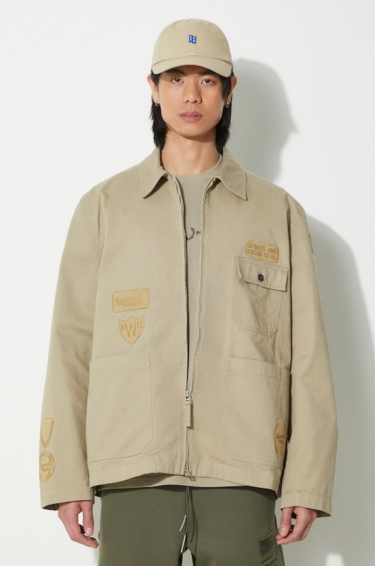 

Джинсовая куртка Gower Universal Works, зеленый