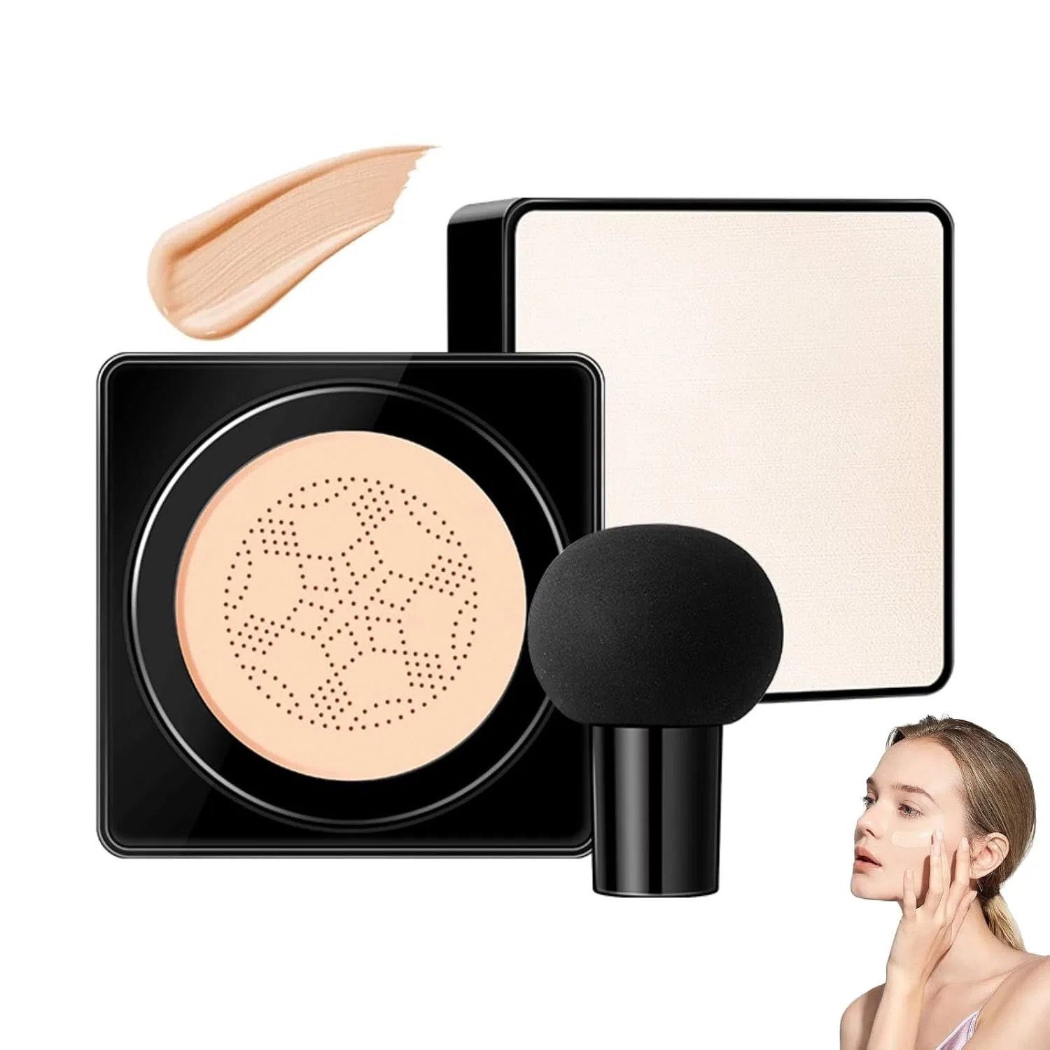 Тональный крем-кушон «Glow Foundation» от Luvie Vokkrv, Ivory