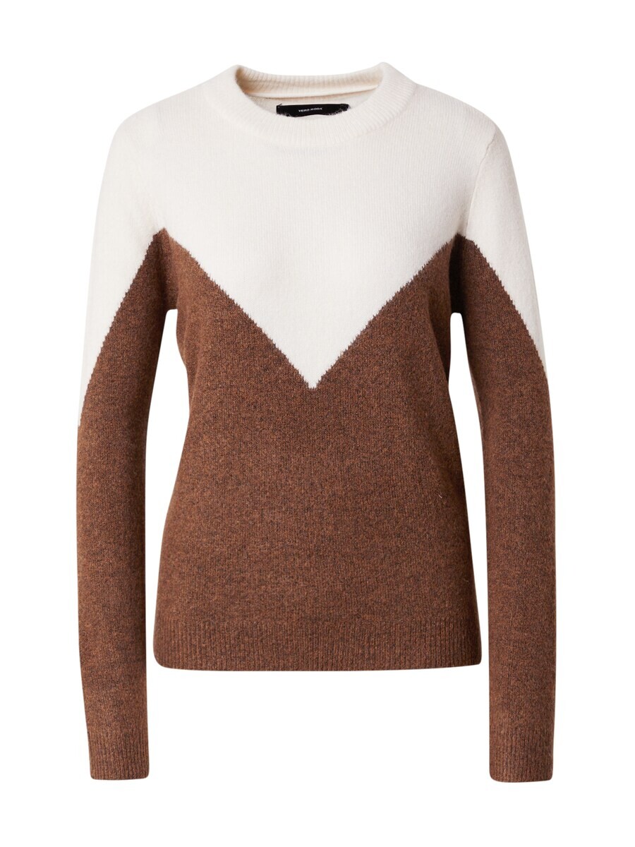 

Тонкий вязаный свитер VERO MODA Sweater VMPLAZA, светло-бежевый