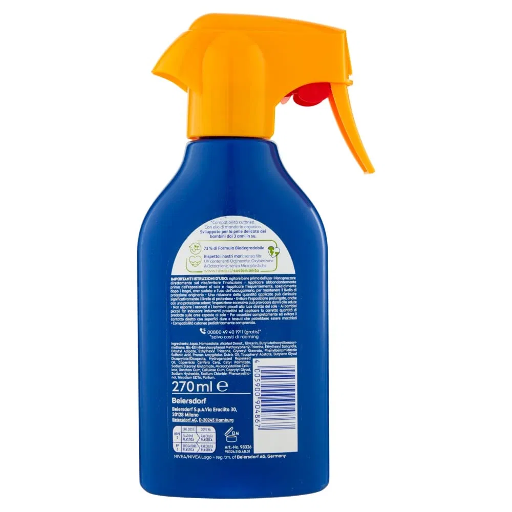 Детский солнцезащитный спрей «Kids Protect & Care» FP50+ от NIVEA SUN Nivea Sun — фото 4