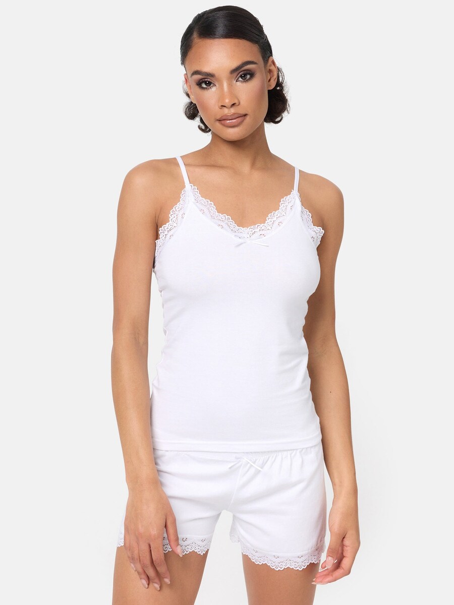 

Короткий пижамный комплект Tazzio F908, белый