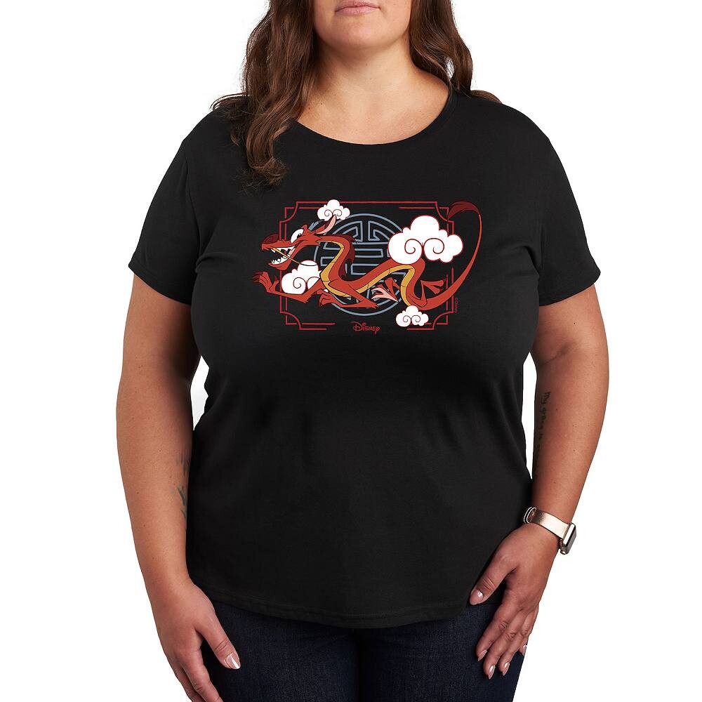 

Футболка Disney's Mulan Mushu Plus с рисунком в рамке, черный