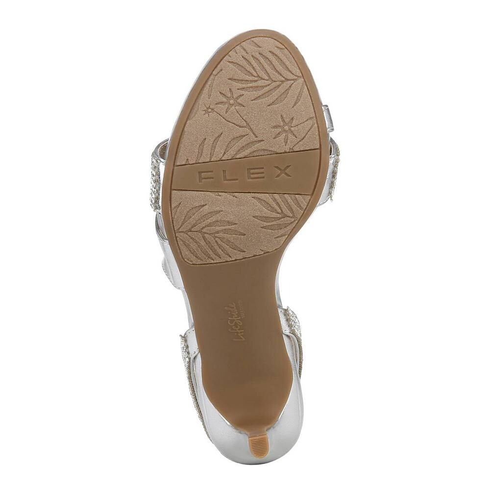 LifeЖенские туфли-лодочки с ремешками Stride Mia Glitz LifeStride, золотой — фото 4